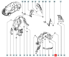 Clio Çamurluk Davlumbazı Şema