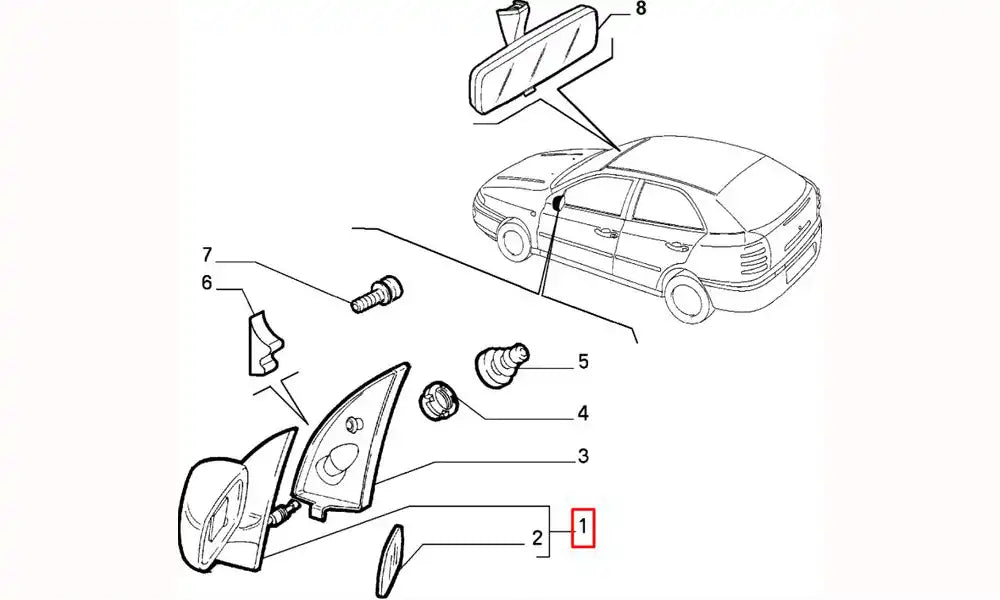Brava Yan Ayna Şema