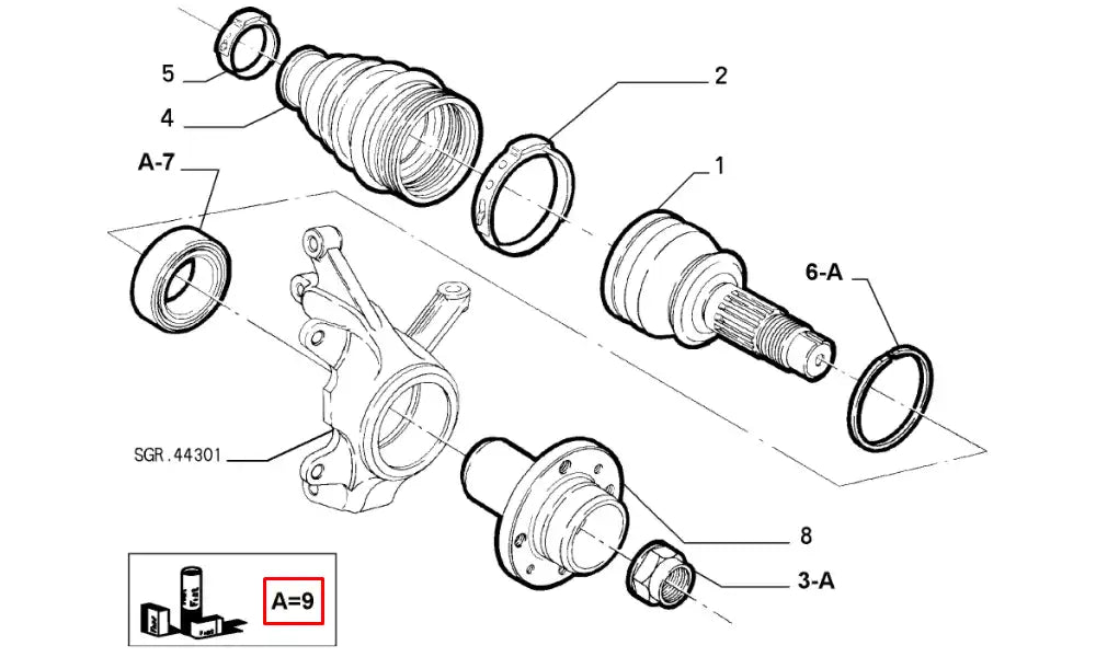 Tipo Aks Bilyası Şema