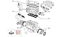 Fiorino Motor Contası Takım Üst Şema