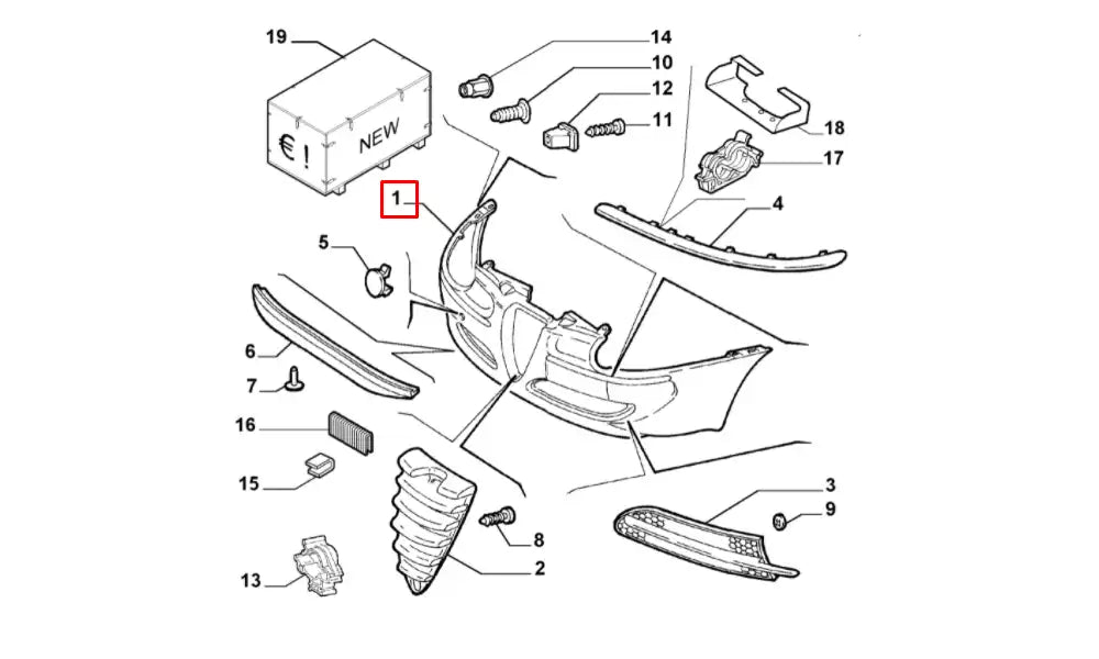 147 Ön Tampon Şema