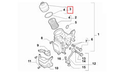 Punto Yağ Filtre Kabı Şema
