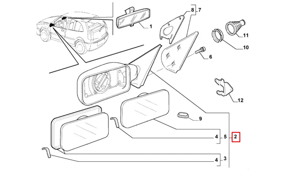 Palio Yan Ayna Şema