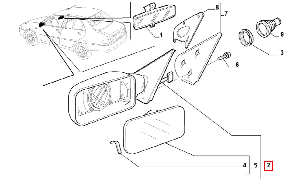 Palio Yan Ayna Şema