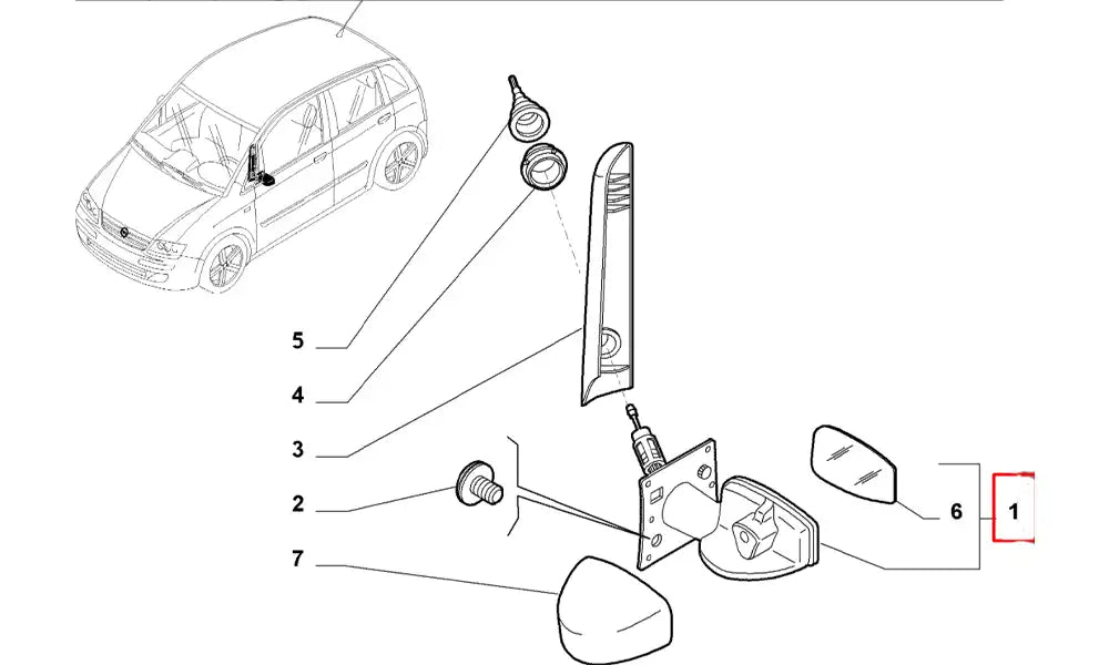 İdea Yan Ayna Şema