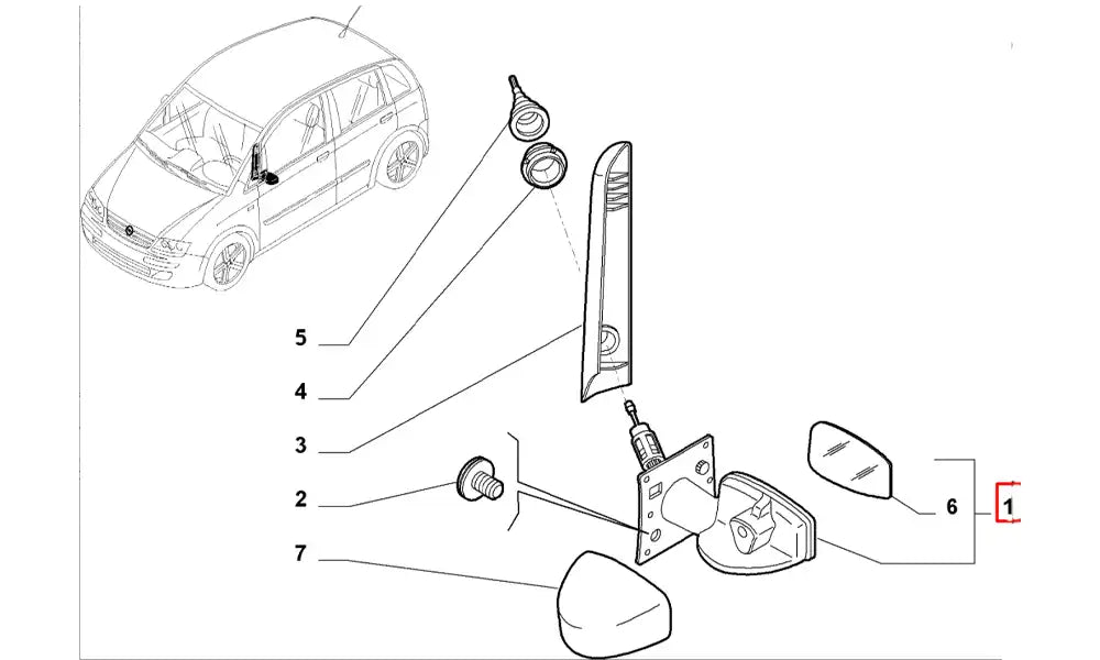 İdea Yan Ayna Şema
