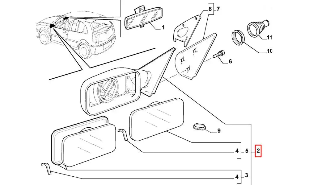 Palio Yan Ayna Şema