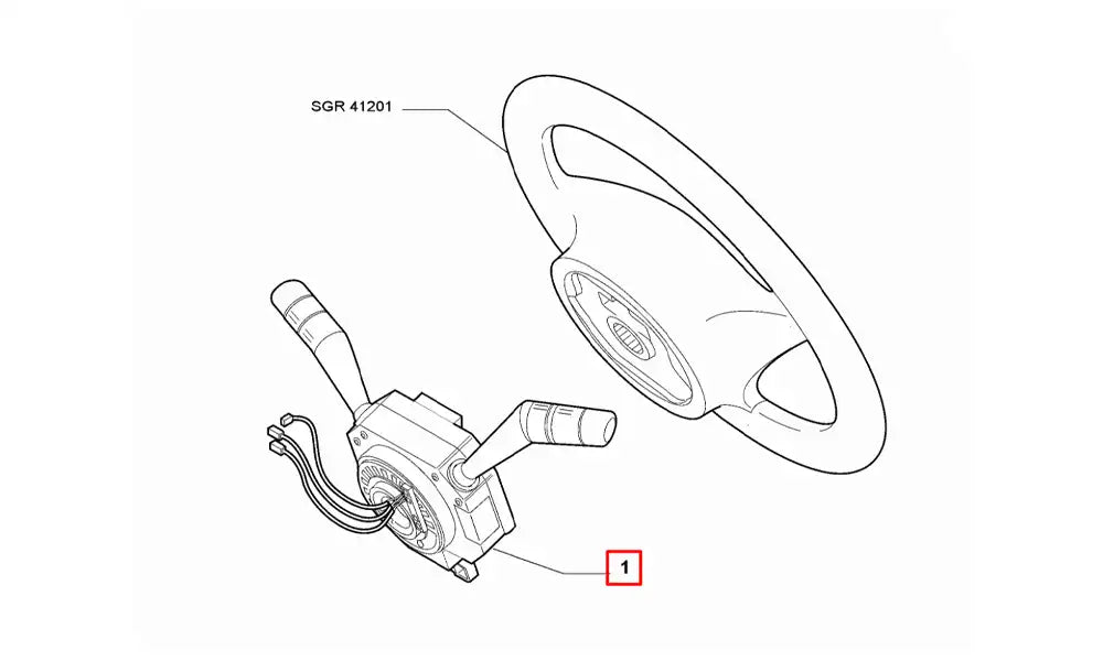 Grande Punto Far Sinyal Silecek Kumanda Grubu Şema