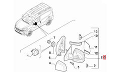 Doblo Yan Ayna Şema