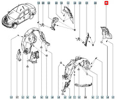 Clio Çamurluk Davlumbazı Şema