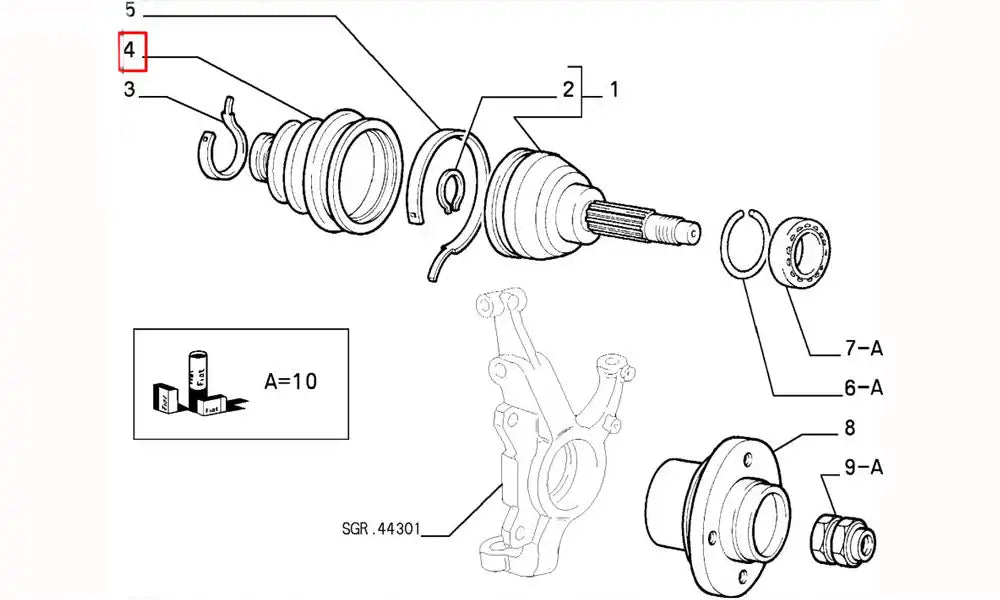 Panda Aks Körüğü Şema