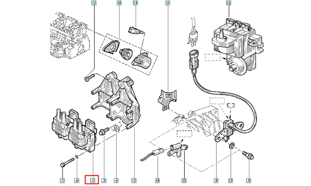 19 Ateşleme Bobini Şema