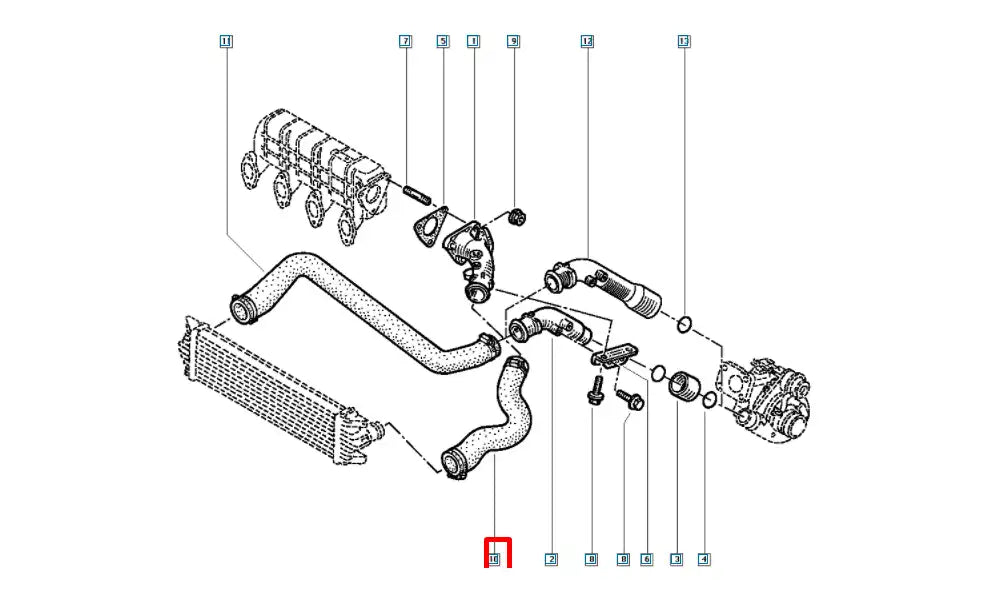 Master Turbo Hortumu Şema