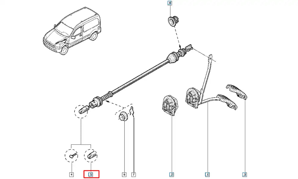 Kangoo Gaz Teli Şema
