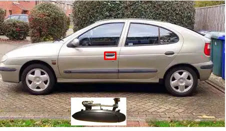 Megane Kapı Dış Açma Kolu Montaj