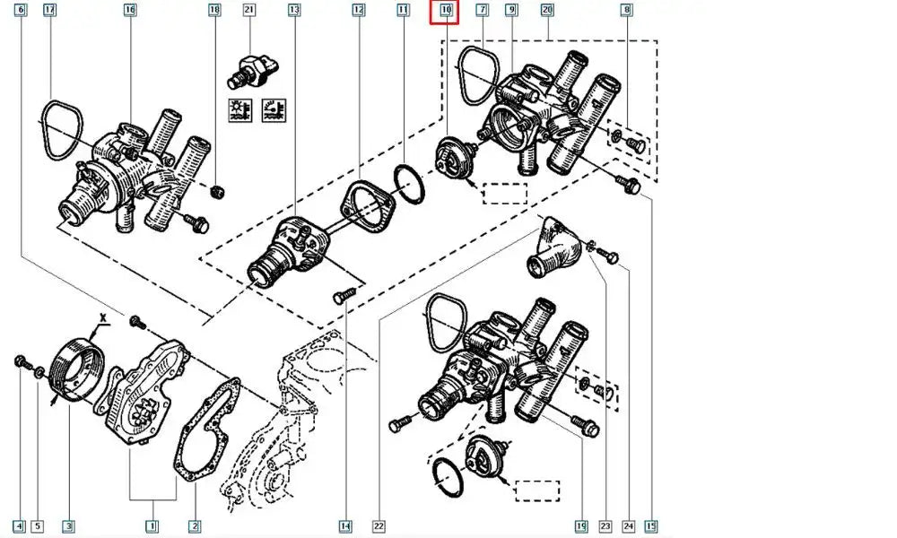 Kangoo Termostat Şema