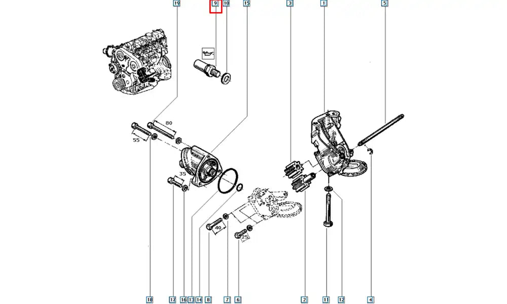 Megane Yağ Müşürü Şema