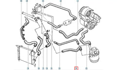 19 Radyatör Genleşme Depo Hortumu Şema