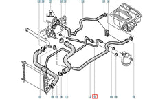 Megane Radyatör Genleşme Depo Hortumu Şema