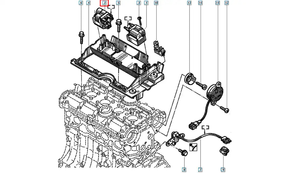 Clio Ateşleme Bobini Şema