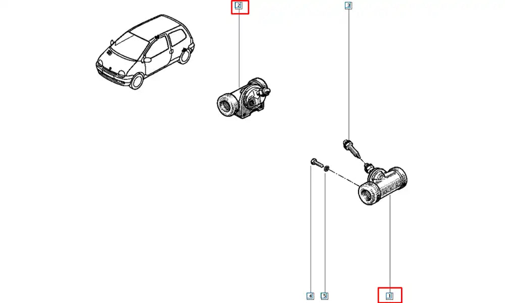 Twingo Fren Balata Yayı Şema