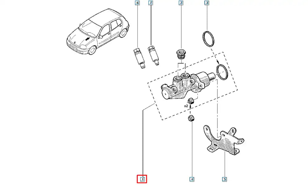 Kangoo Fren Ana Merkezi Şema