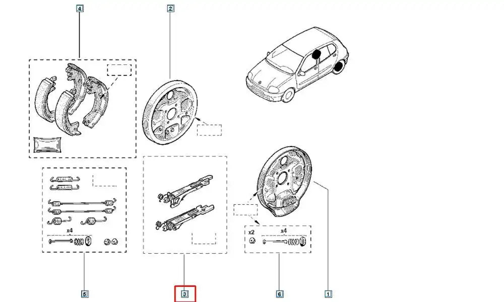 Kangoo Fren Ayar Cırcırı Şema