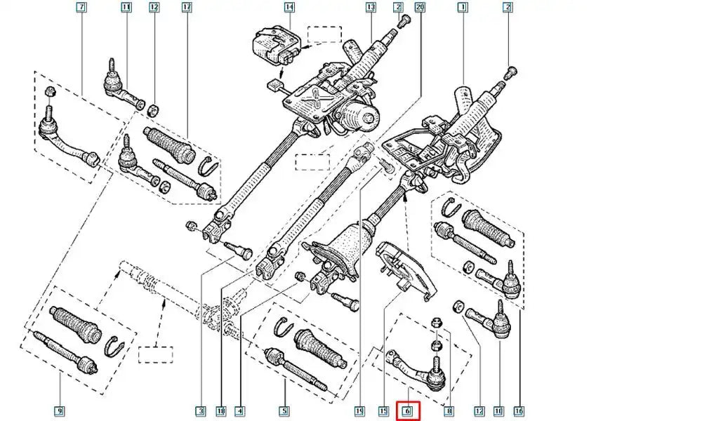 Megane Rot Başı Şema