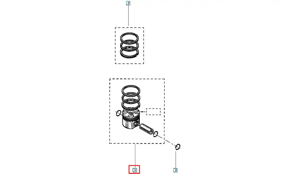 Master Silindir Onarım Seti (Piston, Segman) Şema