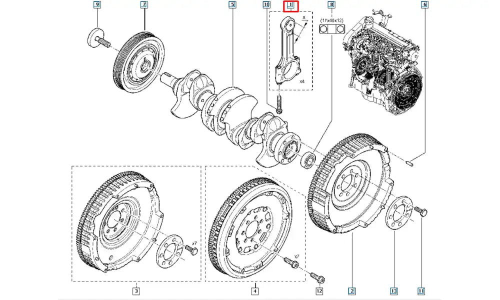 Megane Piston Kolu Şema