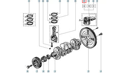 Laguna Silindir Onarım Seti (Piston, Segman) Şema