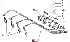 Tipo Buji Kablosu + Bobin Kablosu Şema