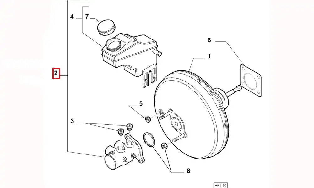 Doblo Fren Ana Merkezi Şema