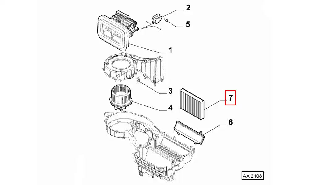 Ducato Polen Filtresi Şema