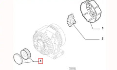 Panda Alternatör Kasnağı Şema