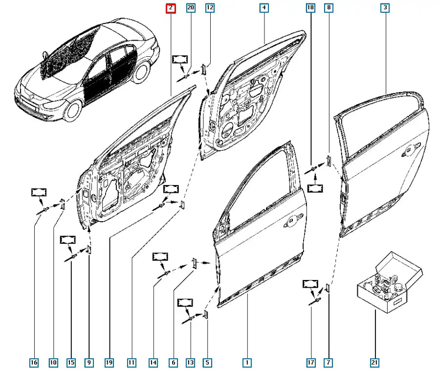 Fluence Kapı Komple Şema