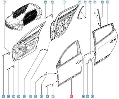 Megane Kapı Komple Şema