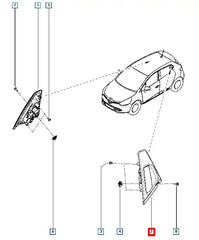 Clio Kapı Dış Açma Kolu Şema