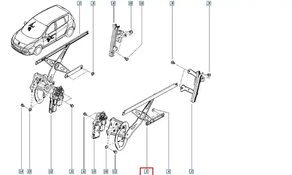 Megane Cam Krikosu Şema