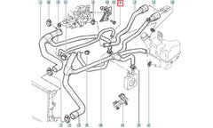 Laguna Radyatör Genleşme Depo Hortumu Şema