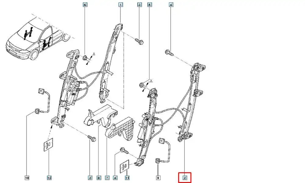 Megane Cam Krikosu Şema