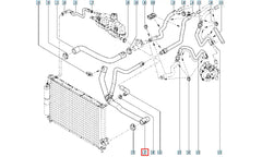 Clio Motor Radyatörü Alt Hortumu Şema
