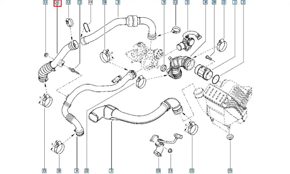 Modüs Turbo Hortumu Şema
