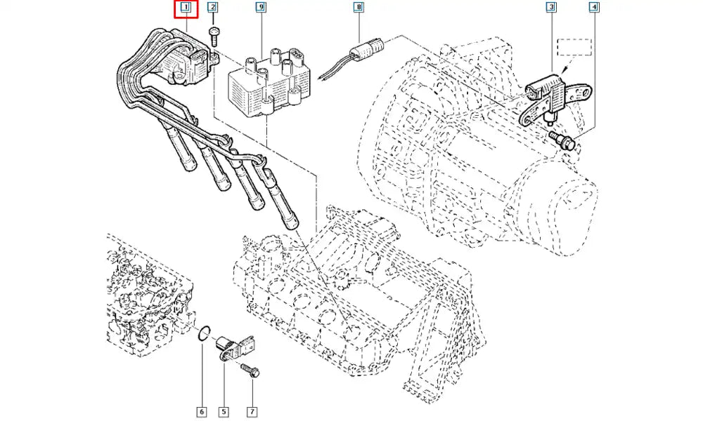 Modüs Ateşleme Bobini Şema
