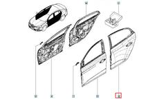 Megane Kapı Komple Şema