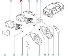Sandero Yan Ayna Şema