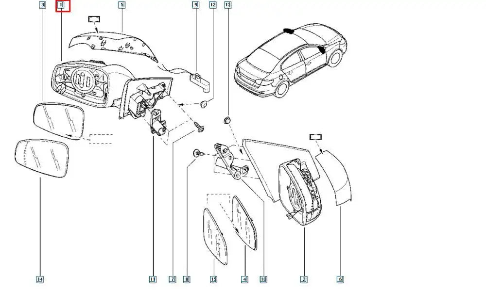 Fluence Yan Ayna Şema