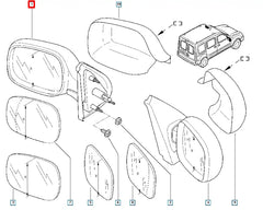 Kangoo Yan Ayna Şema