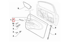 Linea Kapı İç Açma Kolu Şema