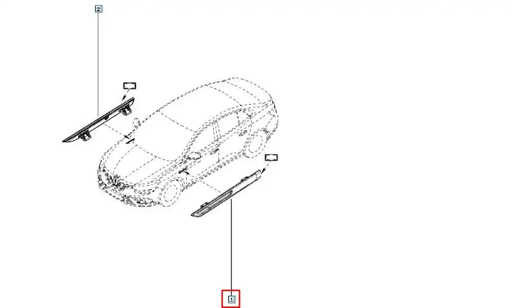 Megane Çamurluk Çıtası Şema